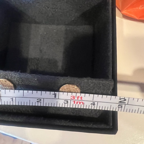 14K ROSE GOLD DIAMOND CIRCLE STUDS